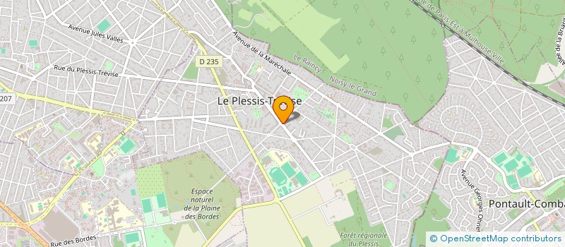 localisation de l'entreprise SCI SELEA à LE PLESSIS-TREVISE