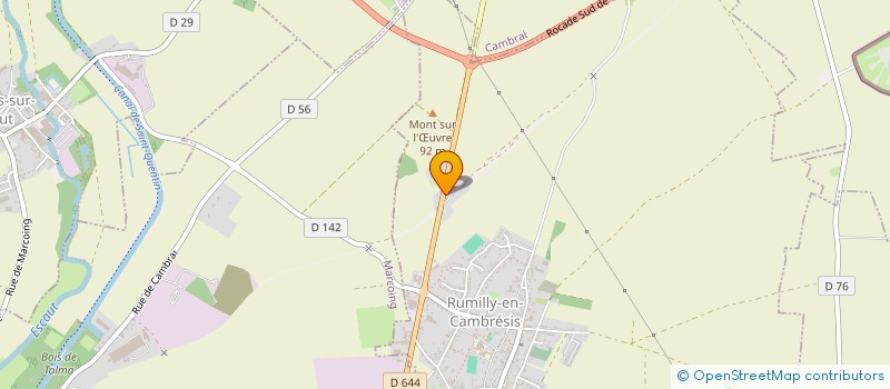 localisation de l'entreprise SCI SELECT PROJECTION  RUMILLY-EN-CAMBRESIS