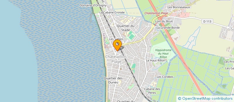 localisation de l'entreprise SCI SELECTIM à CHATELAILLON-PLAGE