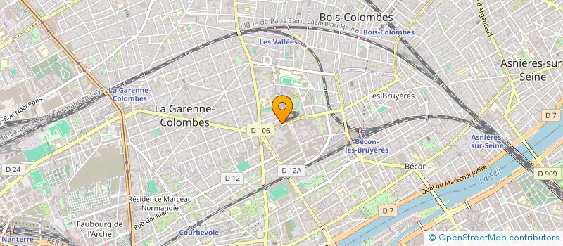 localisation de l'entreprise SCI SELECTINVIE à BOIS-COLOMBES