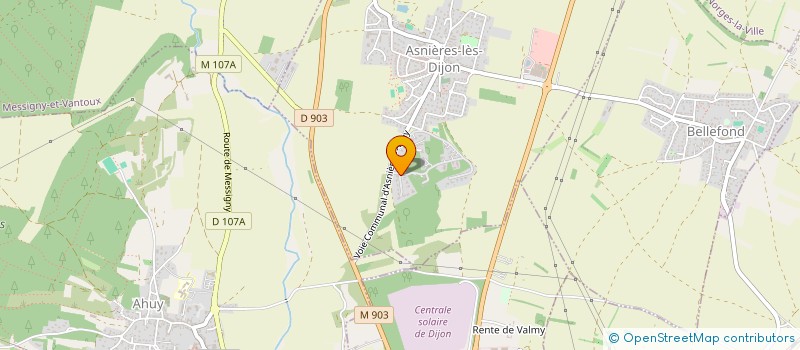 localisation de l'entreprise SCI SELECTION DU MIROIR  ASNIERES-LES-DIJON