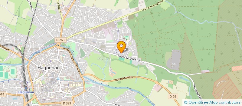 localisation de l'entreprise SCI SELEN  HAGUENAU