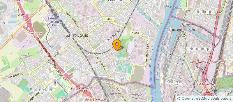 localisation de l'entreprise SCI SELENA  SAINT-LOUIS