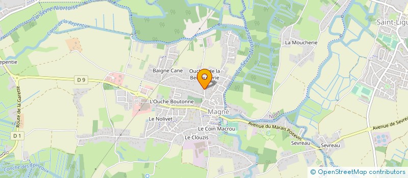 localisation de l'entreprise SCI SELENAC  MAGNE