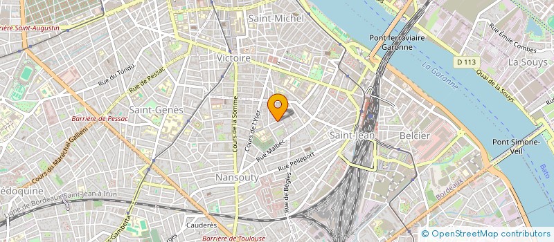 localisation de l'entreprise SCI SELENE  BORDEAUX