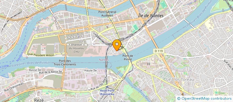 localisation de l'entreprise SCI SELENE à NANTES