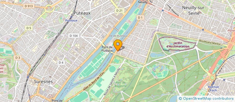 localisation de l'entreprise SCI SELFI à NEUILLY-SUR-SEINE