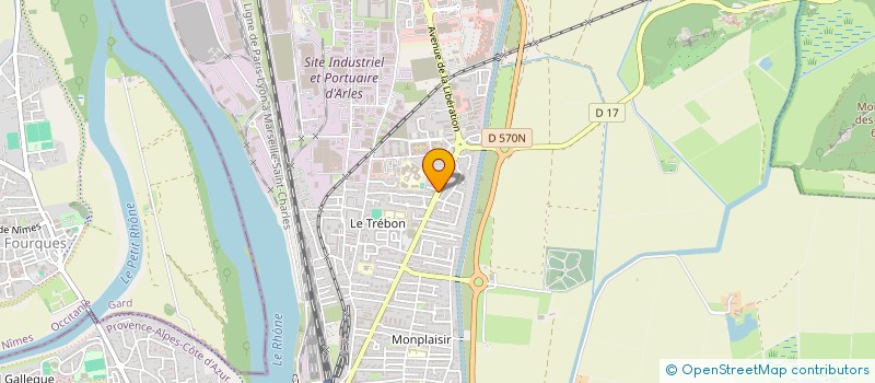 localisation de l'entreprise SCI SELI à ARLES