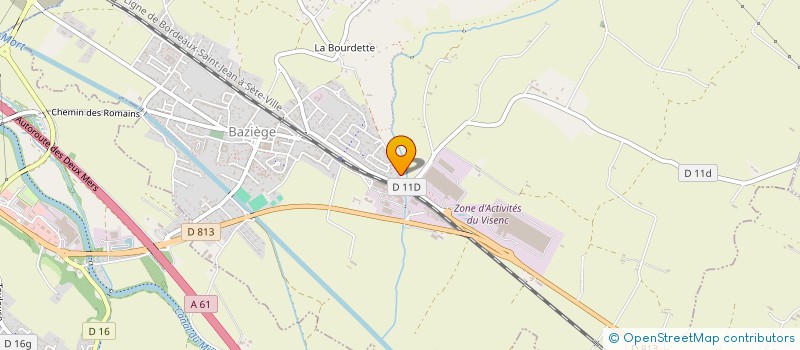 localisation de l'entreprise SCI SELIA  BAZIEGE