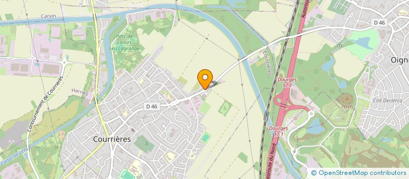 localisation de l'entreprise SCI SELIA  COURRIERES