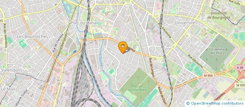 localisation de l'entreprise SCI SELIDRA à DIJON