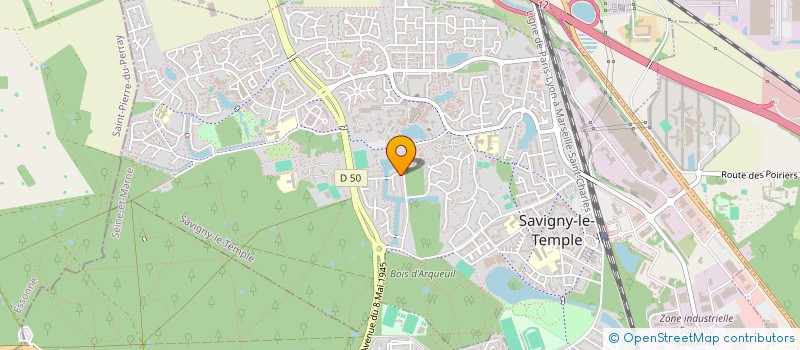 localisation de l'entreprise SCI SELIM  SAVIGNY-LE-TEMPLE