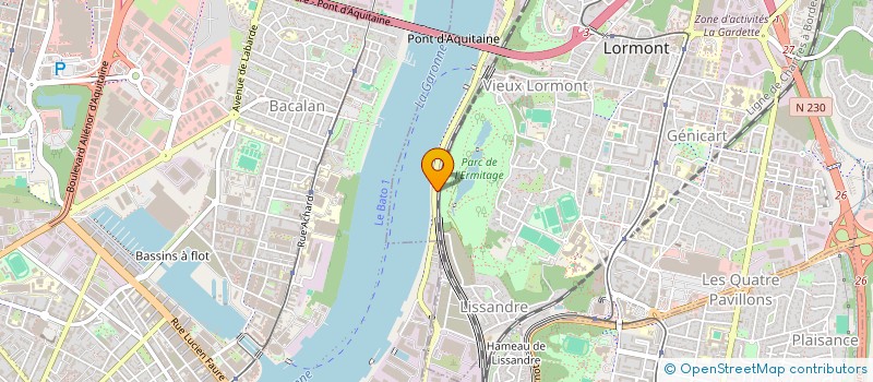 localisation de l'entreprise SCI SELIN  LORMONT