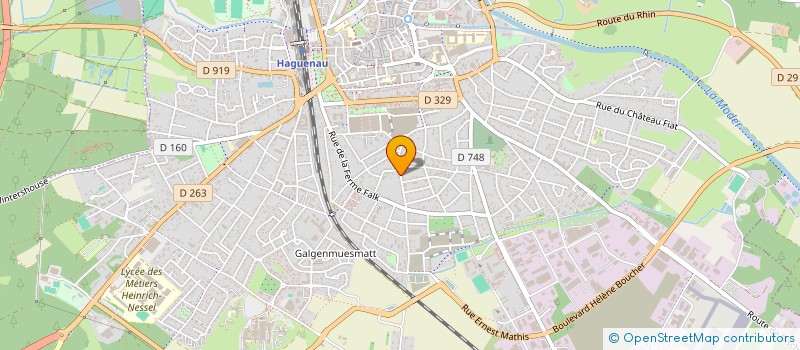 localisation de l'entreprise SCI SELIN EGE  HAGUENAU