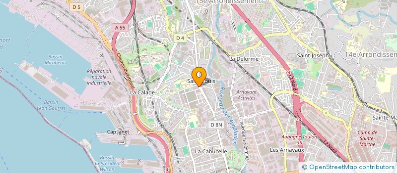 localisation de l'entreprise SCI SELINA à MARSEILLE