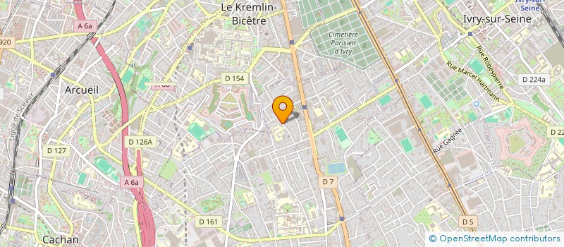 localisation de l'entreprise SCI SELINA IMMO à VILLEJUIF