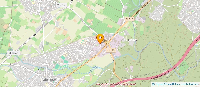 localisation de l'entreprise SCI SELLAM MILLAN  FABREGUES