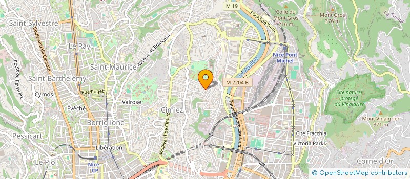 localisation de l'entreprise SCI SELLATO'S à NICE