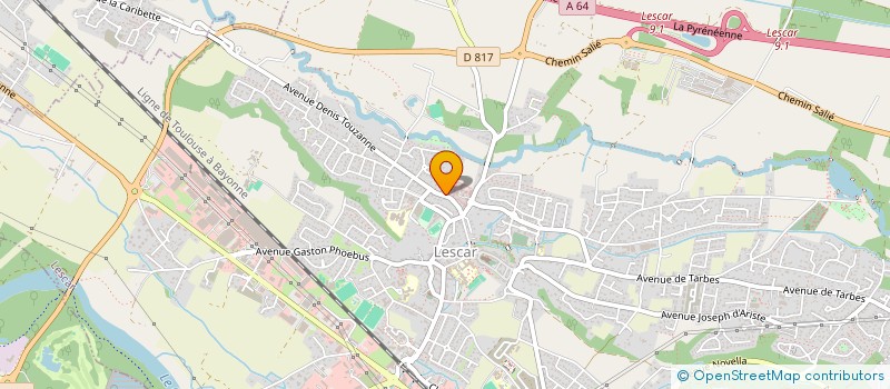 localisation de l'entreprise SCI SELLIER  LESCAR