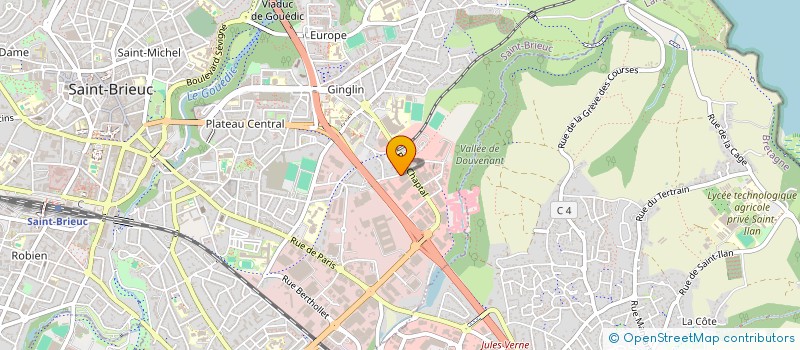 localisation de l'entreprise SCI SELLIMMO à SAINT-BRIEUC