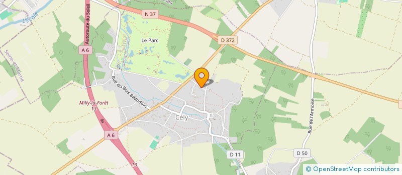 localisation de l'entreprise SCI SELM  CELY