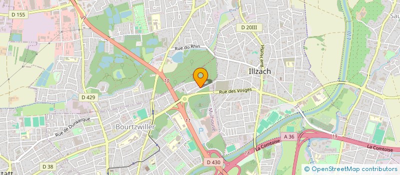 localisation de l'entreprise SCI SELMA  MULHOUSE