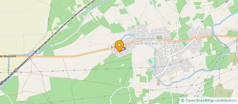 localisation de l'entreprise SCI SELMA  JONQUIERES-SAINT-VINCENT