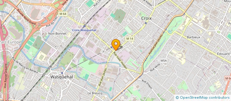 localisation de l'entreprise SCI SELMAT à CROIX