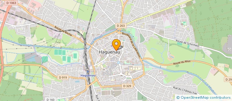 localisation de l'entreprise SCI SELOBE  HAGUENAU