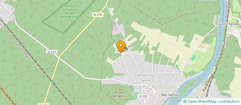 localisation de l'entreprise SCI SELOVIAM  SAMOIS-SUR-SEINE