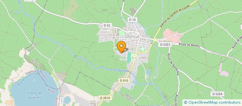 localisation de l'entreprise SCI SELPONI  OLONZAC