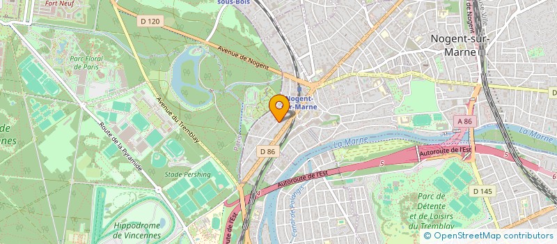 localisation de l'entreprise SCI SELTO IMMO BETTEX  NOGENT-SUR-MARNE