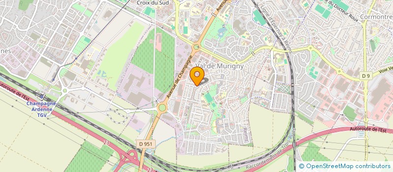 localisation de l'entreprise SCI SELTUR  REIMS