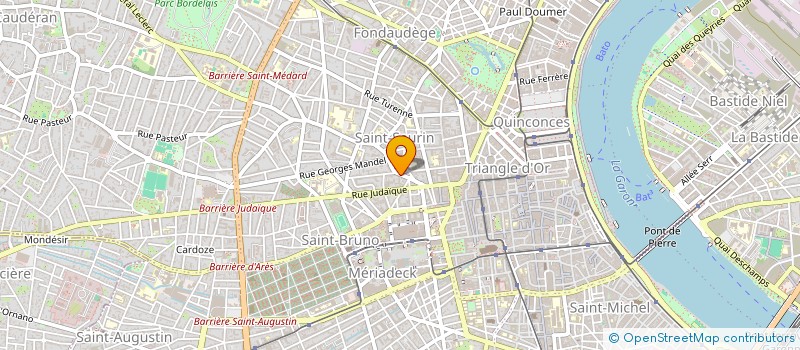 localisation de l'entreprise SCI SELVA  BORDEAUX