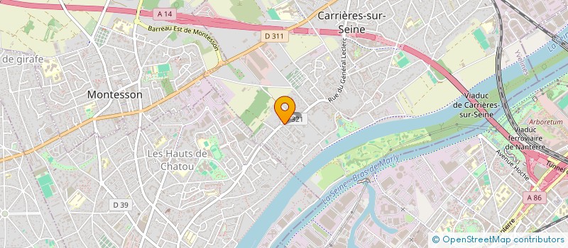 localisation de l'entreprise SCI SEM  CARRIERES-SUR-SEINE