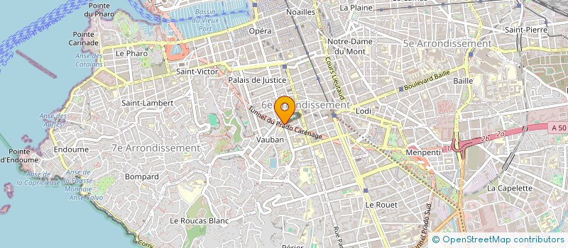 localisation de l'entreprise SCI SEMA à MARSEILLE