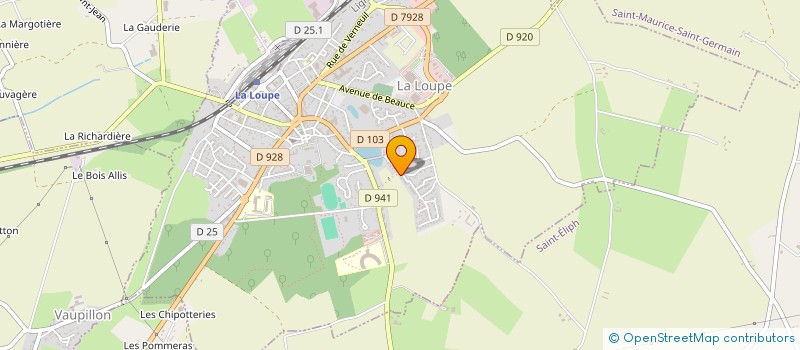 localisation de l'entreprise SCI SEMA à LA LOUPE