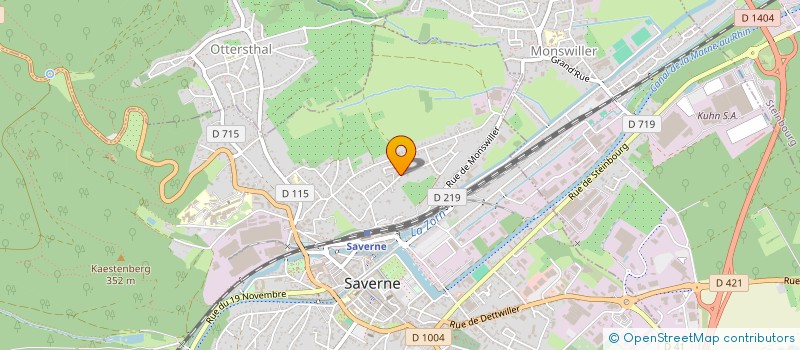 localisation de l'entreprise SCI SEMA  SAVERNE