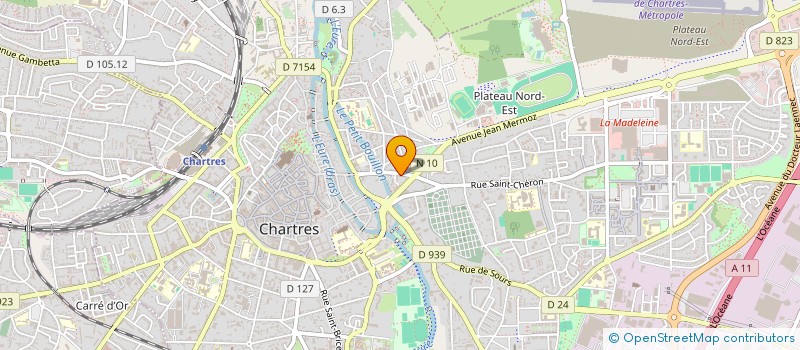 localisation de l'entreprise SCI SEMAC à CHARTRES