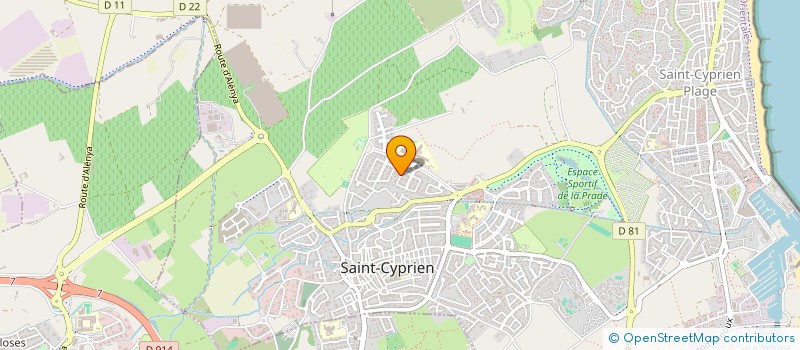 localisation de l'entreprise SCI SEMACHRIS  SAINT-CYPRIEN