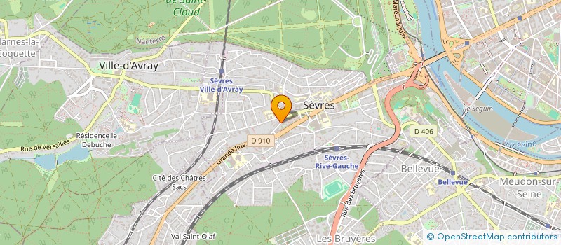 localisation de l'entreprise SCI SEMADJECK à SEVRES