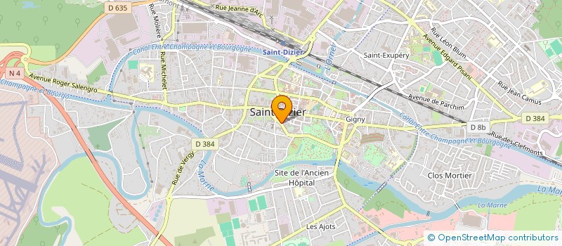localisation de l'entreprise SCI SEMAF à SAINT-DIZIER