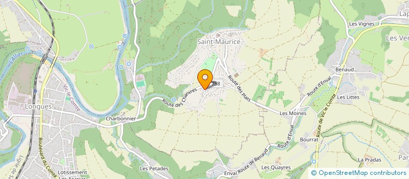 localisation de l'entreprise SCI SEMAFLOCA  SAINT-MAURICE