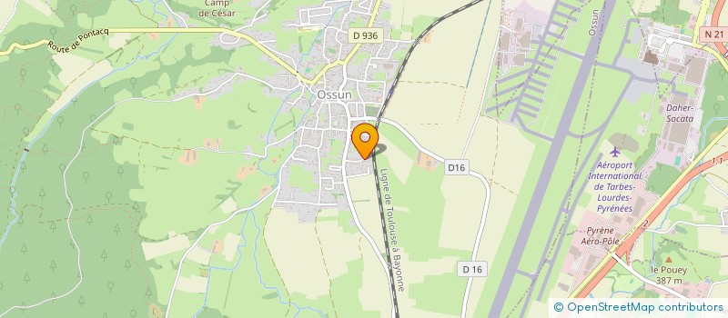 localisation de l'entreprise SCI SEMAFRA  OSSUN