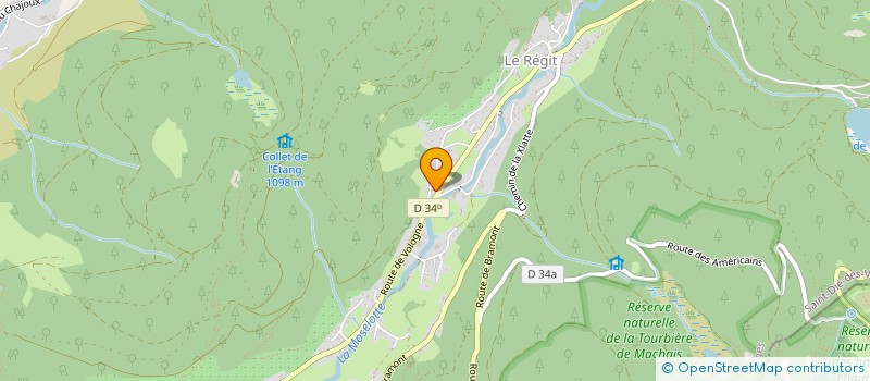 localisation de l'entreprise SCI SEMAJU  LA BRESSE