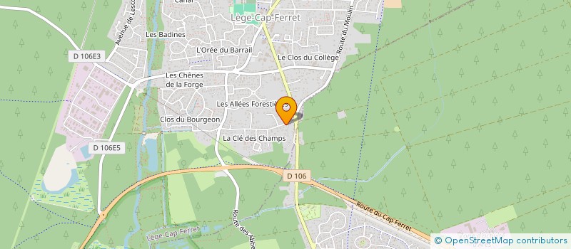 localisation de l'entreprise SCI SEMALA à LEGE-CAP-FERRET