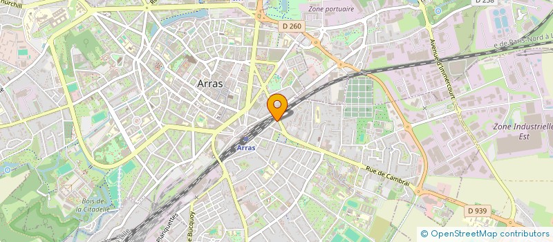 localisation de l'entreprise SCI SEMANI à ARRAS