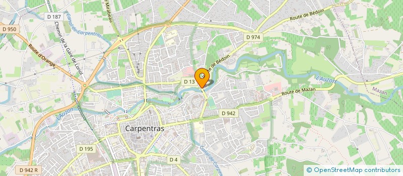 localisation de l'entreprise SCI SEMANO  CARPENTRAS