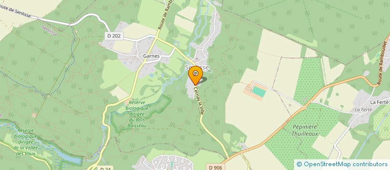 localisation de l'entreprise SCI SEMAP  SENLISSE