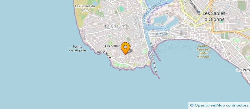 localisation de l'entreprise SCI SEMAPHORE-LA CHAUME à LES SABLES D'OLONNE